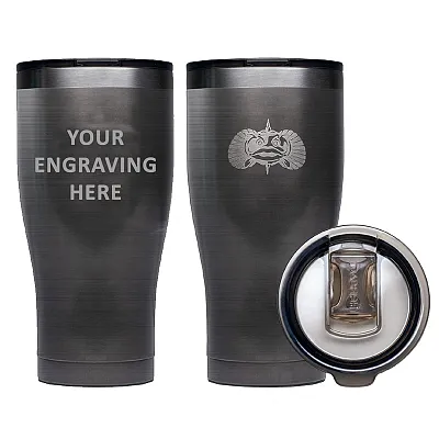 Toadfish Custom Engraved Non-Tipping 20oz Tumbler - Graphite (MINIMUM ORDER QUAN