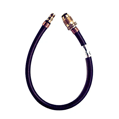 Trident Marine 20" Pigtail Hose Male Fitting x 1/4" Male Inverted Flare Fitting