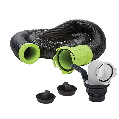 Thetford Titan Premium 15' Sewer Hose Kit w/Universal Bayonet Connection &amp; 5