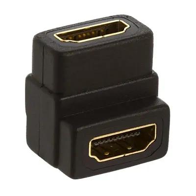 Cmple 110-N HDMI to HDMI Coupler Female - 90 Degree Gold Plated