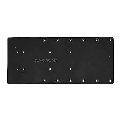 Sea Brackets 18" Straight Trolling Motor Plate - Black