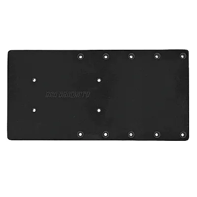 Sea Brackets 16" Straight Trolling Motor Plate f/Garmin Kraken - Black