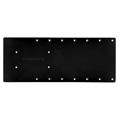 Sea Brackets 20" Straight Trolling Motor Plate f/Garmin Kraken - Black