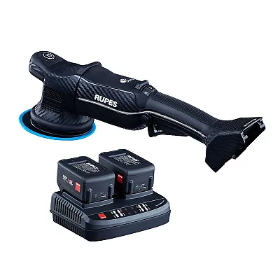 RUPES Random Orbital Polisher Bigfoot HLR15 iBrid Tool Plus Charger &amp; 2-Batt