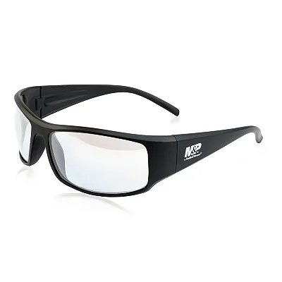 M&P Thunderbolt Full Frame Shooting Glasses ??? Black Frames/Clear Mirror Lenses