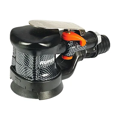 RUPES Pneumatic Random Orbital Palm Sander w/75mm Velcro Pad &amp; Dust Extract 