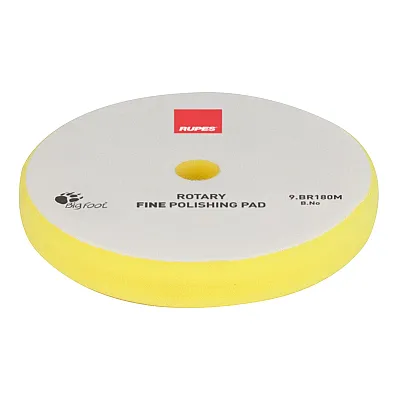 RUPES Rotary Fine Polishing Foam Pad 155/160mm - Yellow