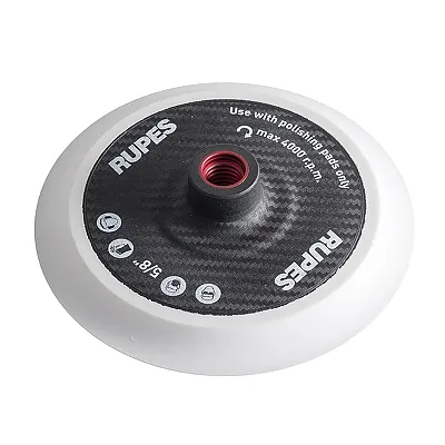 RUPES Backing Pad 150mm/6" Velcro w/5/8" Female Thread