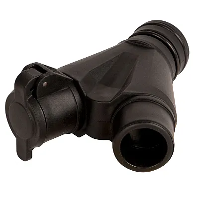 RUPES 2-Way Union Vacuum Connector w/Clampet Valve