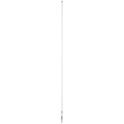 Scout 8' QuickFit White VHF Antenna w/5M Cable + FME Quick 6 Foam Filled 6db Sol
