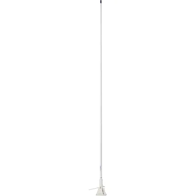 Scout 5' White VHF Antenna 3dB Lift &amp; Lay Mount w/5M RG-58