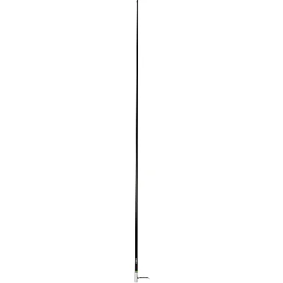 Scout 8' Black VHF Antenna 6dB Heavy Stainless Steel Ferrule w/6M RG-8x Includes