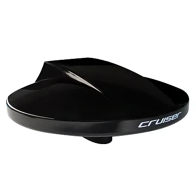 Scout Cruiser 10" Black TV Antenna Omnidirectional w/20M, 75 ohms, Cable