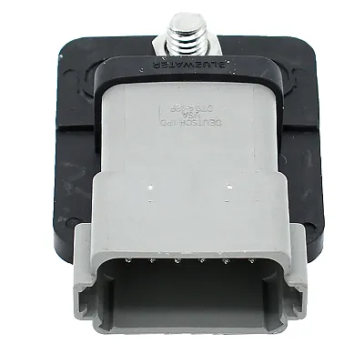 Bluewater 12 Position Male Sealed Deutsch Connector Busbar - 5/16" Stud