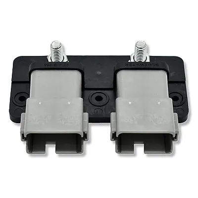 Bluewater Dual 12 Position Male Sealed Deutsch Connector Busbar - 5/16" Stud