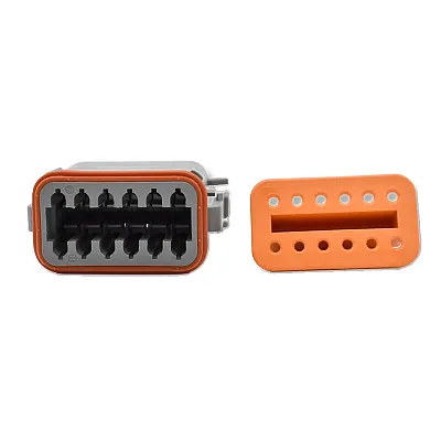 Bluewater 12 Position Female Deutsch Connector w/Wedge Lock