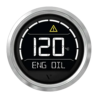 Veratron VL Digital 52 w/Triangular Chrome Bezel