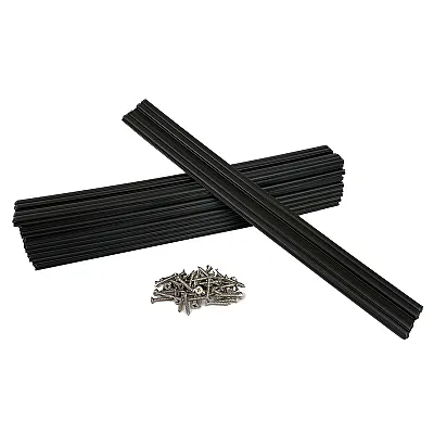 Caliber Marine Slides 1.5"x15" Black *10-Pack