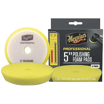 Meguiar's Professional 5" Polishing Foam Pads *2-Pack