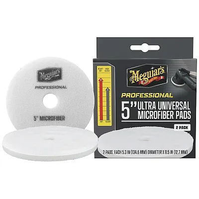 Meguiar's Professional 5" Ultra Universal Microfiber Pads *2-Pack