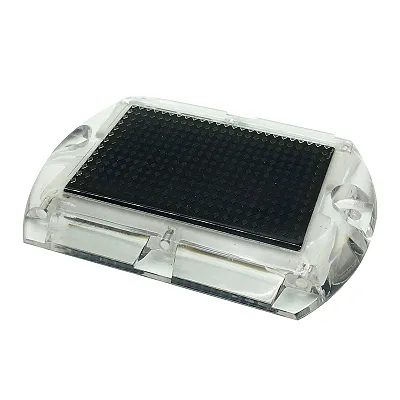 Hydro Glow 3.5" x 4.5" Rectangular LED Ultra Thin Solar Pathway Dock Light 2000K