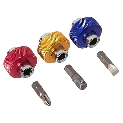 Titan 1/4&quot; Drive Finger Grip Bit Drivers (6 Piece Set)