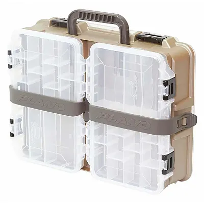 Plano Flex N Go Satchel  Sandstone  Two Standard 3650 Tackle