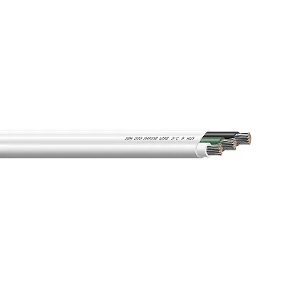 Sea-Dog 6/3 AWG Flat Triplex Wire - White/Green/Black - 100'