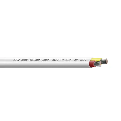 Sea-Dog 10/2 AWG Flat Duplex Safety Wire - Red/Yellow - 100'