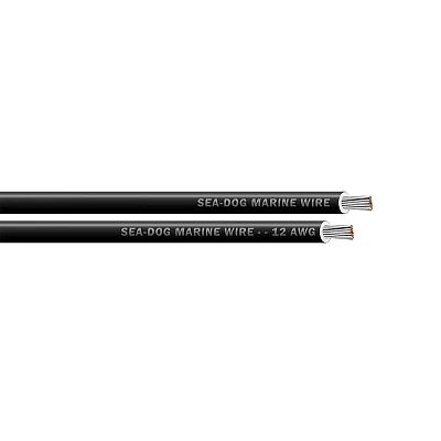 Sea-Dog 12 AWG Black Primary Wire - 400'