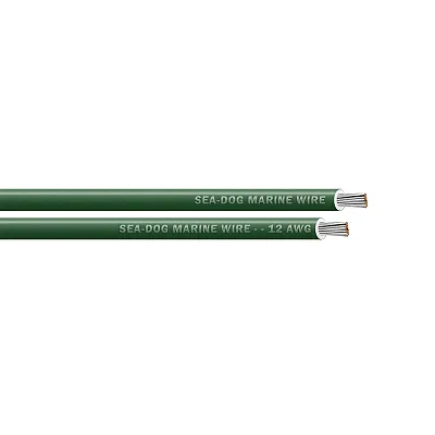 Sea-Dog 12 AWG Green Primary Wire - 400'
