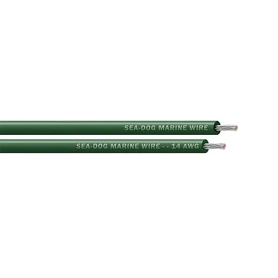 Sea-Dog 14 AWG Green Primary Wire - 1000'