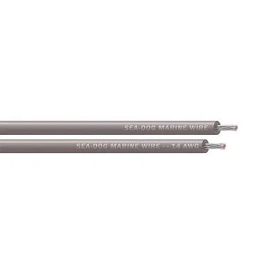 Sea-Dog 14 AWG Grey Primary Wire - 25'