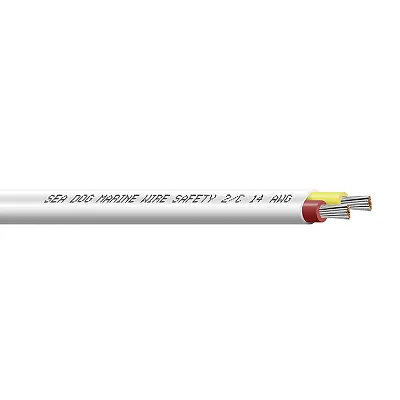 Sea-Dog 14/2 AWG Flat Duplex Safety Wire - Red/Yellow - 1000'