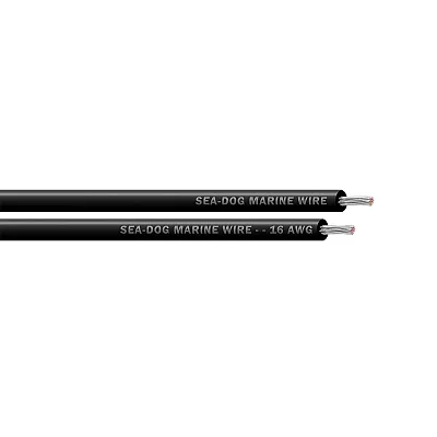 Sea-Dog 16 AWG Black Primary Wire - 500'