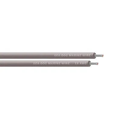 Sea-Dog 18 AWG Grey Primary Wire - 1000'