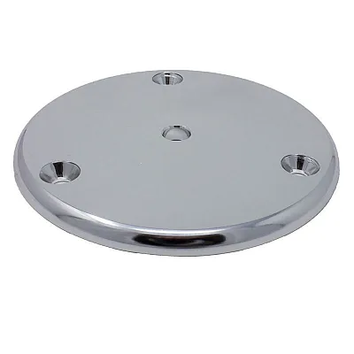 TACO Round Pad 3-Hole Mill Finish - 4-1/2"