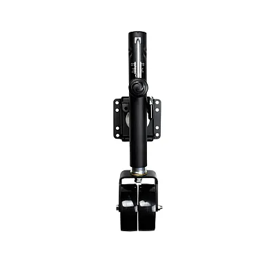 Powerwinch Select Series Jack - 1500lb, Weld-On, Double Wheel, Carbon Black