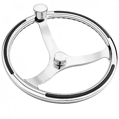 Schmitt Primus 15.5&Prime; Stainless Steel Steering Wheel