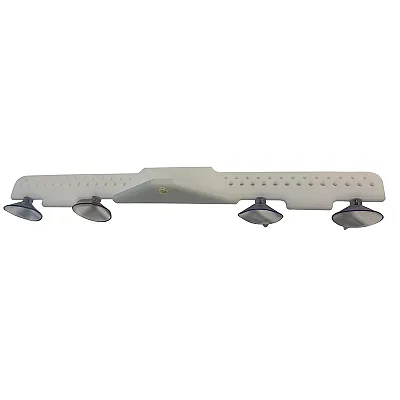 Deep Blue Marine 18" Acrylic Lure Rack - Suction Cup Mount - White