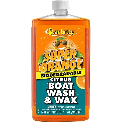 Star brite Super Orange Citrus Boat Wash &amp; Wax - Fresh &amp; Salt Water - 32