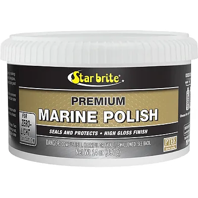 Star brite Premium Marine Polish - UV Protection &amp; High Gloss Finish - 14 oz
