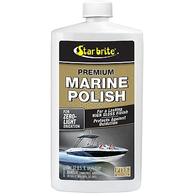 Star brite Premium Marine Polish - UV Protection &amp; High Gloss Finish - 32 oz