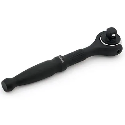 Titan 1/4&quot; Drive - Swivel Head Micro Ratchet - Black