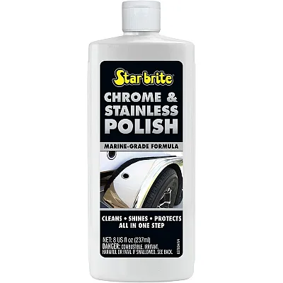 Star brite Chrome &amp; Stainless Polish - Marine Grade Formula - 8 oz