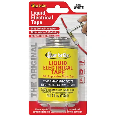 Star brite Liquid Electrical Tape - White - 4 oz