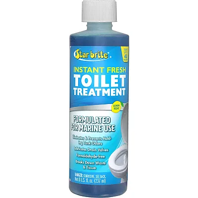 Star brite Instant Fresh Toilet Treatment - Lemon Scent - 8 oz *6 Pack