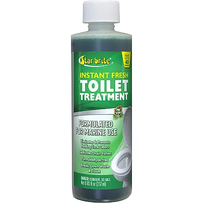 Star brite Instant Fresh Toilet Treatment - Pine Scent - Biodegradable Formula -