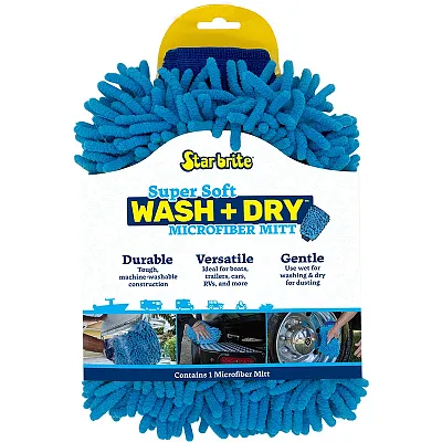 Star brite Machine Washable Microfiber Reggae Mitt