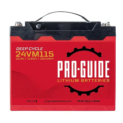 Pro-Guide Alpha Series Lithium Battery - 24V - 115AH - Group 31 (Tall)